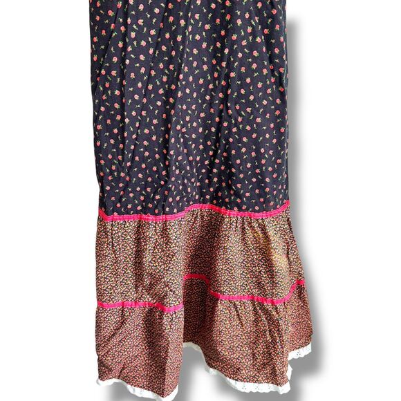 Cinderella Floral Girls Prairie Dress Size 14 Cottage Core Prairie Vintage - Picture 3 of 8